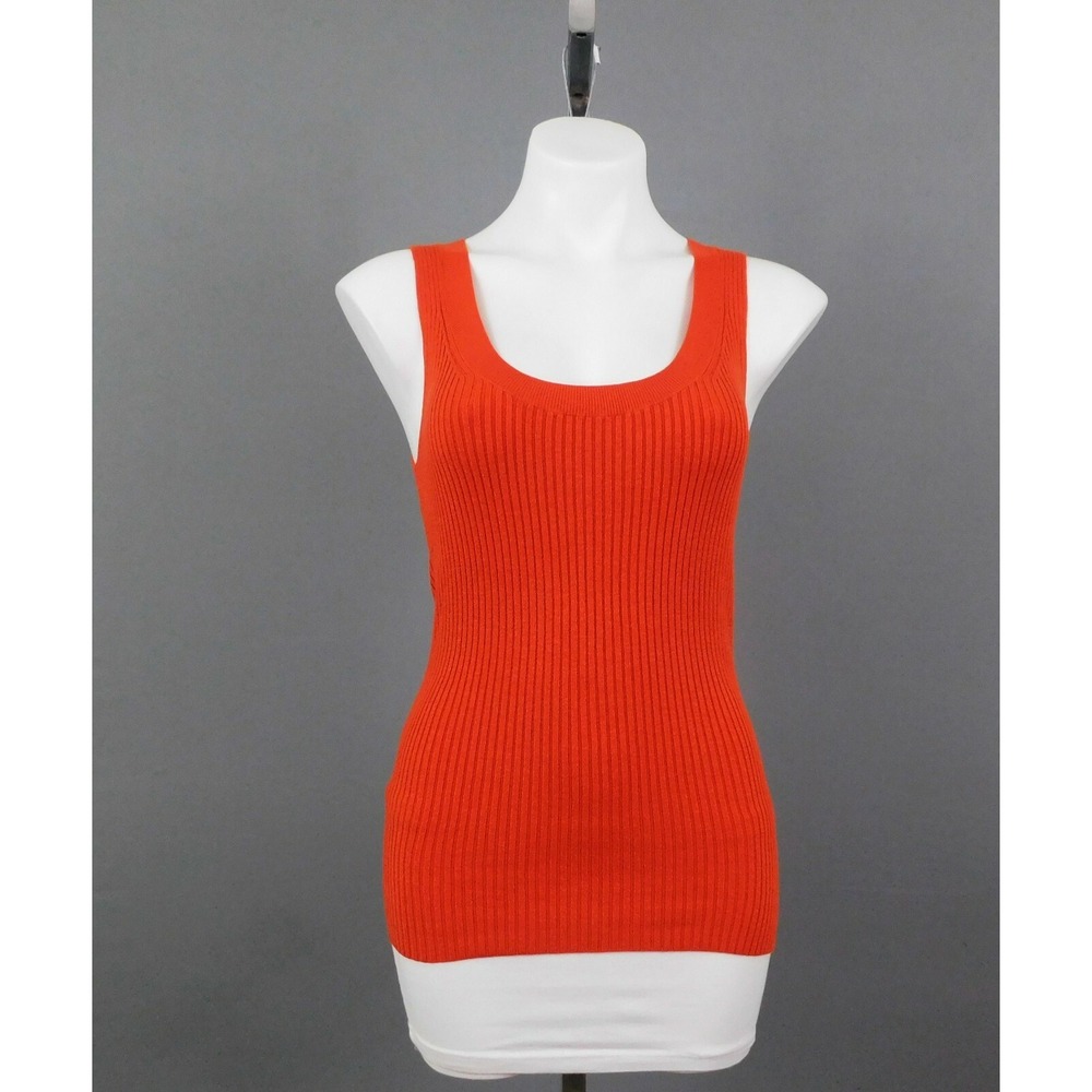 New York & Company Women Shirt, Orange, 82% Rayon, 16%‎ Nylon, 2% Spandex